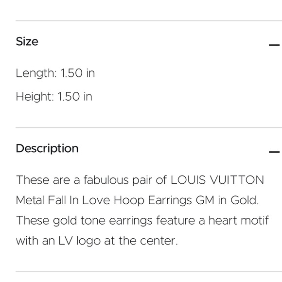Louis Vuitton Fall In Love Hoop Earrings GM - Picture 7 of 12